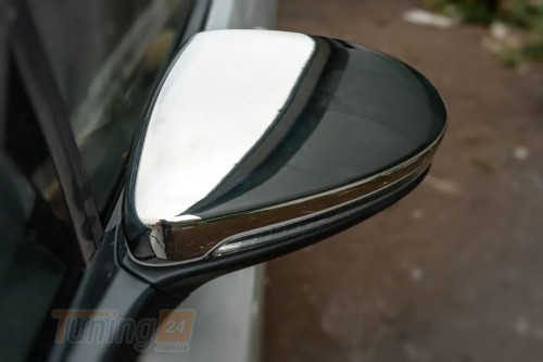 Omsa Хром накладки на зеркала Omsa Line из нержавейки для Volkswagen Golf 7 2012-2020 Хром зеркал Фольксваген Гольф 7 2шт - Картинка 4