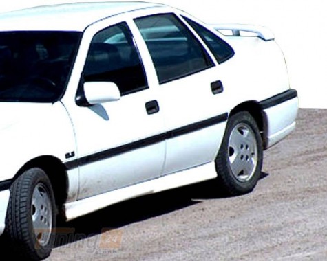 DD-T24 Боковые пороги Спорт (под покраску) на Opel Vectra A 1988-1995 - Картинка 1