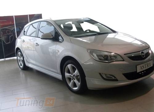 DD-T24 Боковые пороги (под покраску) на Opel Astra J HB 2009-2015 - Картинка 1