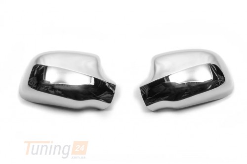 Omsa Хром накладки на зеркала Omsa Line из нержавейки для Renault Sandero 2007-2013 Хром зеркал Рено Сандеро 2шт - Картинка 1