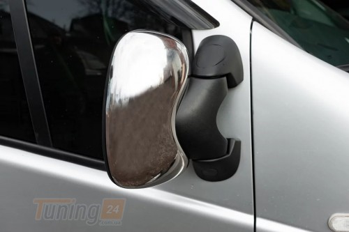 Carmos Хром накладки на зеркала Carmos из ABS-пластика для Renault Trafic 2001-2015 Хром зеркал Рено Трафик 2шт - Картинка 4
