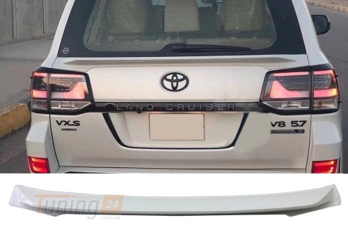 DD-T24 Спойлер нижний (Белый цвет) на Toyota Land Cruiser 200 2019+ - Картинка 1
