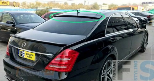 DD-T24 Бленда на стекло (ABS, под покраску) на Mercedes S-сlass W221 2005-2013 - Картинка 3