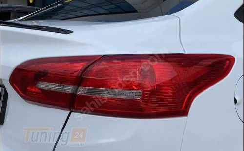 DD-T24 Спойлер LIP (Sunplex, черный) на Ford Focus 3 Sedan 2011-2014 - Картинка 4