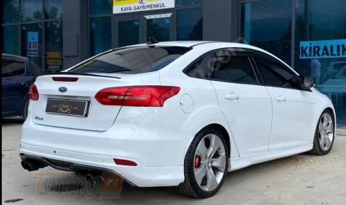 DD-T24 Спойлер LIP (Sunplex, черный) на Ford Focus 3 Sedan 2014-2018 - Картинка 2