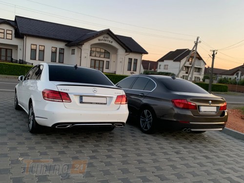 DD-T24 Спойлер LIP (Sunplex, чорний) на Mercedes E-сlass W212 2009-2016 - Зображення 4