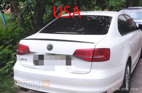 DD-T24 Спойлер LIP (Sunplex, черный) на Volkswagen Jetta 6 2010-2018 - Картинка 3