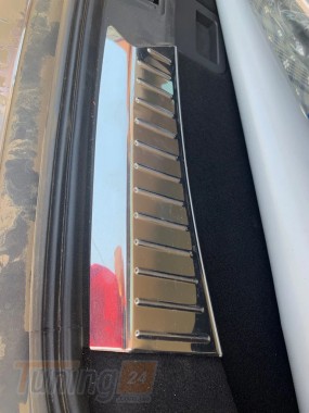 Omsa Хром накладка на задний порог Omsa Line из нержавейки для Ford Escape 2013-2019 Хром порог на Форд Эскейп - Картинка 4