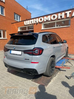 DD-T24 Спойлер LIP (1234 Upgrade, черный) на BMW X3 G01 2017+ - Картинка 1