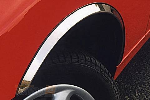 DD-T24 Накладки на арки (4 шт, нерж) на Chevrolet Lanos Hatchback 2005-2009 - Картинка 3