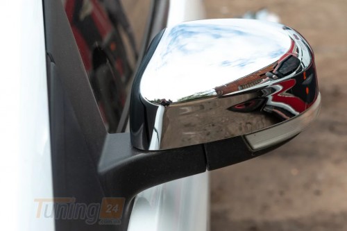 Carmos Хром накладки на зеркала Carmos из ABS-пластика для Ford Focus III Sedan 2011-2014 Хром зеркал Форд Фокус 3 Седан 2шт - Картинка 4
