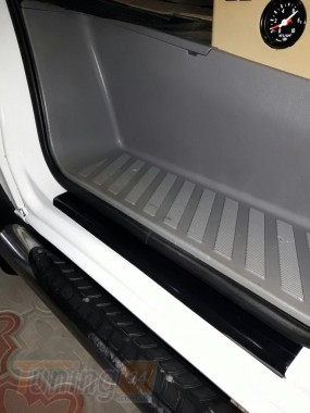 DDU Хром накладки на пороги DDU из ABS-пластика для Volkswagen Crafter 2006-2017 Хром порог на Фольксваген Крафтер глянцевые 2шт - Картинка 5