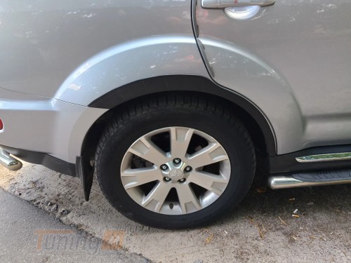 DD-T24 Накладки на арки (4 шт, чорні) на Mitsubishi Outlander 2 2010-2012 - Зображення 5