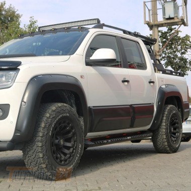 DD-T24 Розширювачі колісних арок EuroCap (ABS, чорні) на Volkswagen Amarok 2016-2021 - Зображення 1