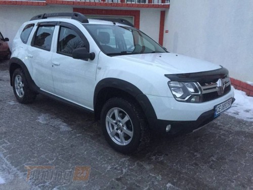 DD-T24 Расширители арок с выпуклостями (8 шт, ABS) на Dacia Duster 2010-2018 - Картинка 4