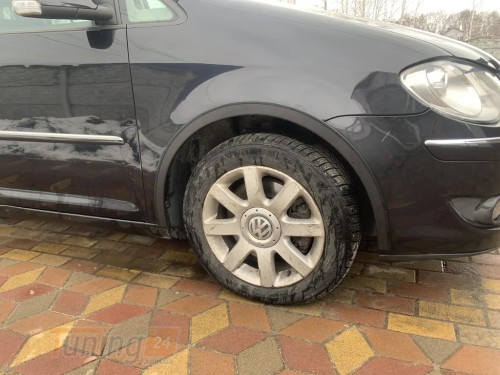 DD-T24 Накладки на арки (4 шт, чорні, пластикові) Volkswagen Touran 2003-2006 - Зображення 3