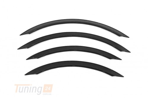 DD-T24 Накладки на арки (4 шт, черные, нерж) на Mercedes Sprinter W906 2013-2018 - Картинка 1