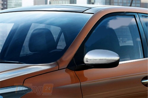Omsa Хром накладки на зеркала Omsa Line из нержавейки для Hyundai I20 2014-2020 Хром зеркал Хюндай I20 2шт - Картинка 1