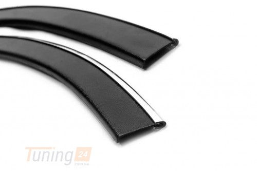 DD-T24 Накладки на арки с хром полоской (6 шт, черные) на Volkswagen T5 рестайлинг 2010-2015 - Картинка 5