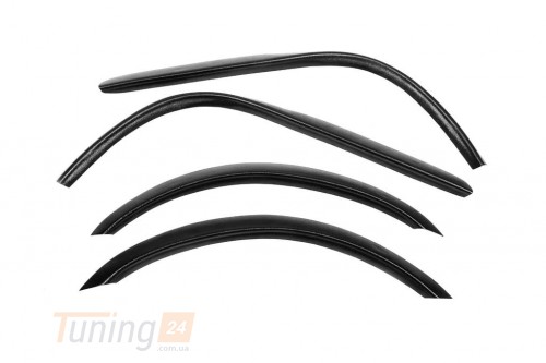 DD-T24 Накладки на арки (4 шт, черные, ABS-пластик) на Daewoo Nexia 2008-2018 - Картинка 1