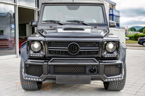 DD-T24 Накладка на капот BRB (ABS) на Mercedes G сlass W463 1990-2018 - Зображення 1