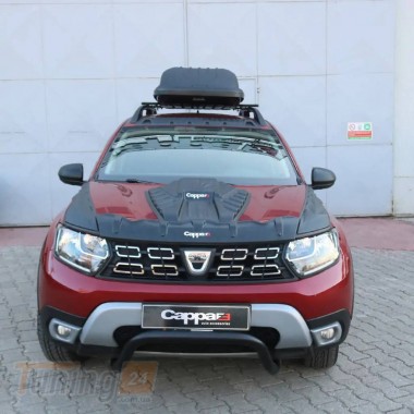 DD-T24 Накладка на капот Renault Duster 2018 (ABS).  - Зображення 5