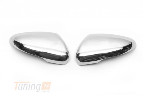 Carmos Хром накладки на зеркала Carmos из нержавейки для Volkswagen Touran 2010-2015 Хром зеркал Фольксваген Туран 2шт - Картинка 1