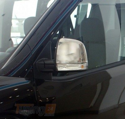 Omsa Хром накладки на зеркала Omsa Line из нержавейки для Fiat Doblo III nuovo 2015+ Хром зеркал Фиат Добло 3 нуово 2шт - Картинка 2