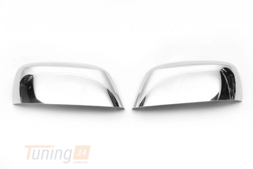 Carmos Хром накладки на зеркала с поворотником Carmos из ABS-пластика для Nissan Navara 2010-2015 Хром зеркал Ниссан Навара 2шт - Картинка 1