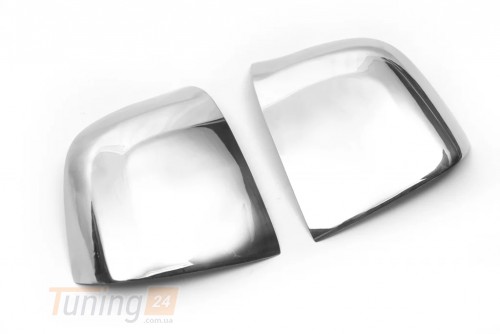 Carmos Хром накладки на зеркала Carmos из нержавейки для Opel Combo 2012-2018 Хром зеркал Опель Комбо 2шт - Картинка 2