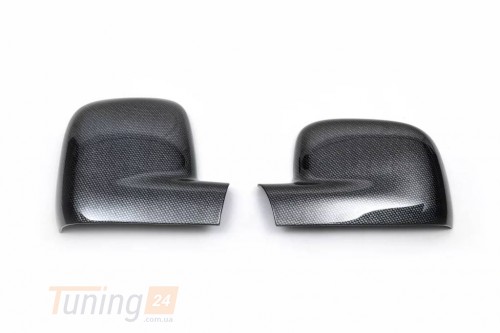 DD-T24 Накладки на зеркала под карбон (2 шт) на Volkswagen Caddy 3 2010-2015 - Картинка 1