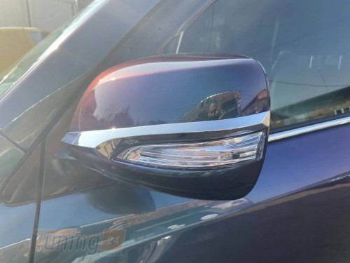 DD-T24 Полоски на зеркала левая/водительская сторона (1 шт, хром) на Lexus LX 570 2012-2015 - Картинка 3