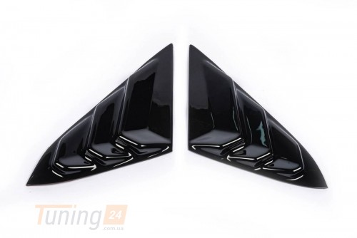 DD-T24 Накладки на треугольники зеркал (2 шт, ABS) на Honda Civic 10 Sedan 2016+  - Картинка 1