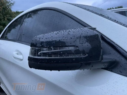 DD-T24 Накладки на зеркала BMW-style (2 шт) на Mercedes CLA C117 2013-2019 - Картинка 2
