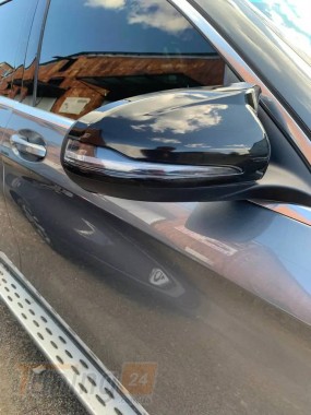 DD-T24 Накладки на зеркала BMW-style (2 шт) на Mercedes GLC coupe C253 2016+ - Картинка 3
