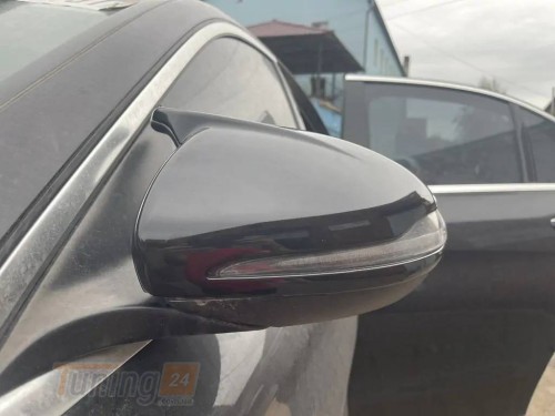 DD-T24 Накладки на зеркала BMW-style (2 шт) на Mercedes C-сlass W205 2014-2021 - Картинка 1