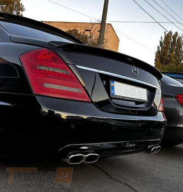 DD-T24 Насадки на глушник AMG S65 на Mercedes S-сlass W221 2005-2013 - Зображення 4