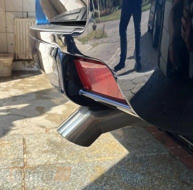 DD-T24 Насадка на глушитель (нерж) на Toyota Land Cruiser Prado 150 2018+ - Картинка 6