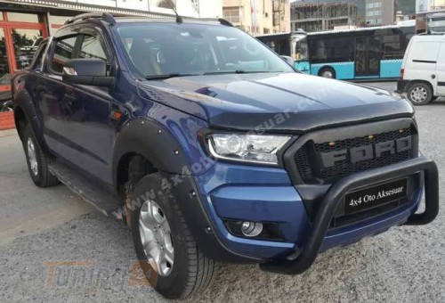 DD-T24 Передні грати (LED, Чорна) на Ford Ranger 2015-2019 - Зображення 2