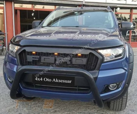 DD-T24 Передні грати (LED, Чорна) на Ford Ranger 2015-2019 - Зображення 3