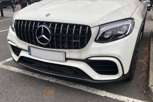 DD-T24 Передняя решетка (GT) на Mercedes GLC X253 2015-2019 - Картинка 1