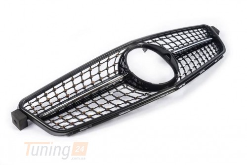 DD-T24 Передняя решетка Diamond Black на Mercedes C-class W204 2006-2014 - Картинка 3