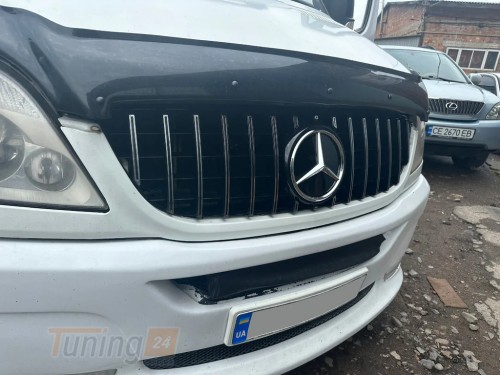 DD-T24 Передняя решетка GT Chrome на Mercedes Sprinter W906 2006-2013 - Картинка 6