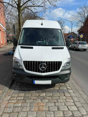 DD-T24 Передняя решетка GT Chrome на Mercedes Sprinter W906 2013-2018 - Картинка 5