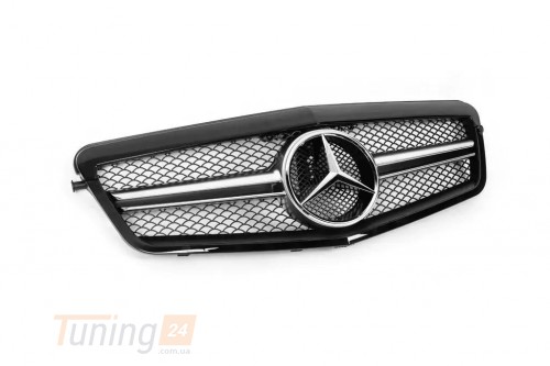 DD-T24 Передняя решетка AMG Black на Mercedes E-сlass W212 2009-2012 - Картинка 3