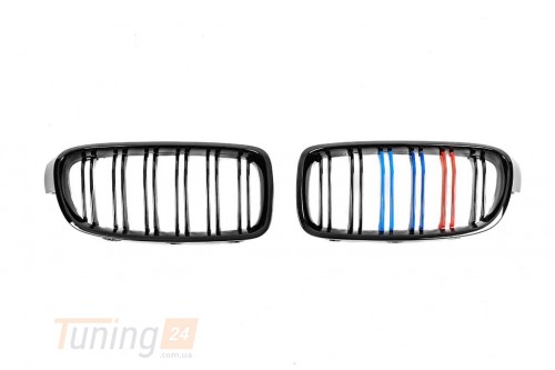 DD-T24 Решетка-ноздри (2 шт, M-Look) на BMW 3 серия Gran Turismo F34 2013+ - Картинка 1