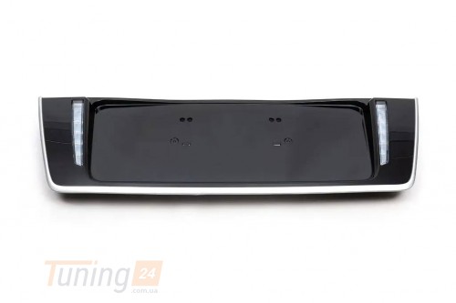 DD-T24 Задняя подставка под номер (LED, Черный цвет) на Lexus LX 450d 2012-2015 - Картинка 1