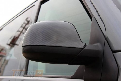 DD-T24 Накладки на зеркала (2 шт, натуральный карбон) на Volkswagen Amarok 2016+ - Картинка 2
