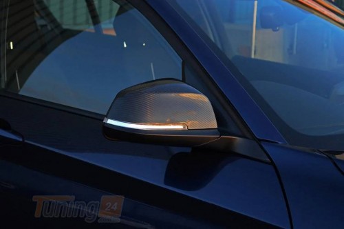 DD-T24 Накладки на зеркала (2 шт, натуральный карбон) на BMW X1 E84 2009-2012 - Картинка 2