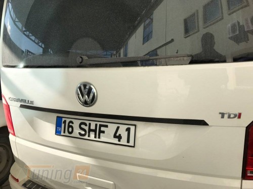 DD-T24 Планка над номером (карбон) на Volkswagen T6 2019  - Зображення 1